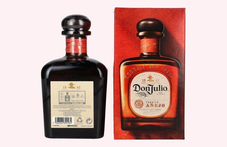 Don Julio Tequila Añejo 100% Agave 38% Vol. 0,7l in Giftbox