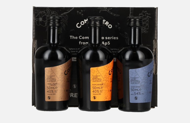 Compañero Giftbox 44,7% Vol. 3x0,05l in geschenkverpakking