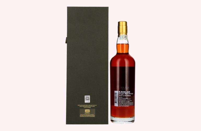 Kavalan SOLIST Single Malt Whisky ex-Bourbon Cask 55,6% Vol. 0,7l in Giftbox