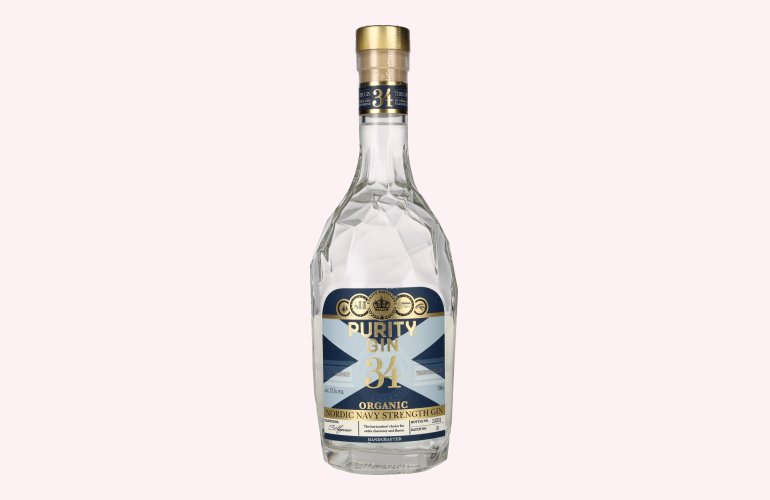 Purity 34 CRAFT NORDIC NAVY STRENGTH Organic Gin 57,1% Vol. 0,7l