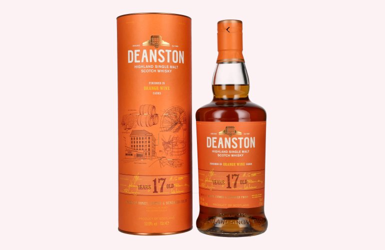 Deanston 17 Years Old Highland Single Malt Orange Wine Cask Finish 53,6% Vol. 0,7l in Giftbox