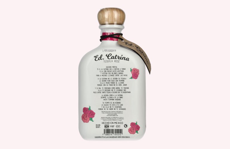 La Cofradia ED. CATRINA Tequila Rosé Reposado 100% de Agave 38% Vol. 0,7l