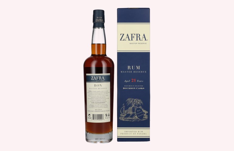 Zafra Añejo 21 Años Ron Master Reserve 40% Vol. 0,7l in geschenkverpakking