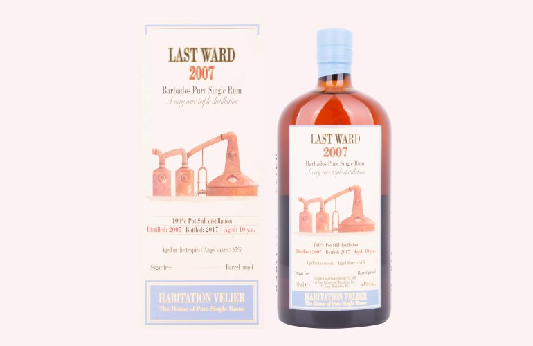 Habitation Velier LAST WARD Barbados Pure Single Rum 2009 59% Vol. 0,7l in Giftbox
