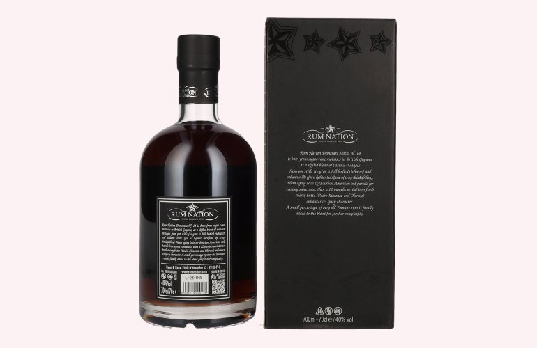 Rum Nation Demerara No. 14 Limited Edition 40% Vol. 0,7l in Giftbox