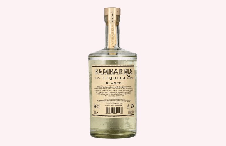 Bambarria Tequila Blanco 100% Agave 38% Vol. 0,7l