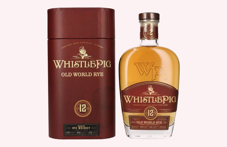 WhistlePig 12 Years Old OLD WORLD Rye Whiskey 43% Vol. 0,7l in Giftbox