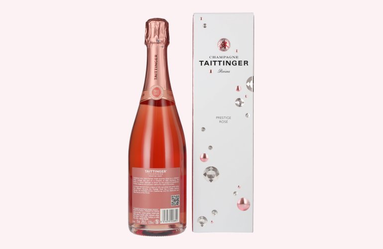 Taittinger Champagne Prestige Rosé Brut 12,5% Vol. 0,75l in geschenkverpakking