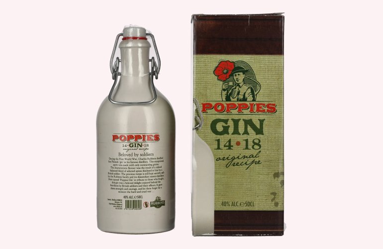 Poppies Gin 40% Vol. 0,5l in Giftbox