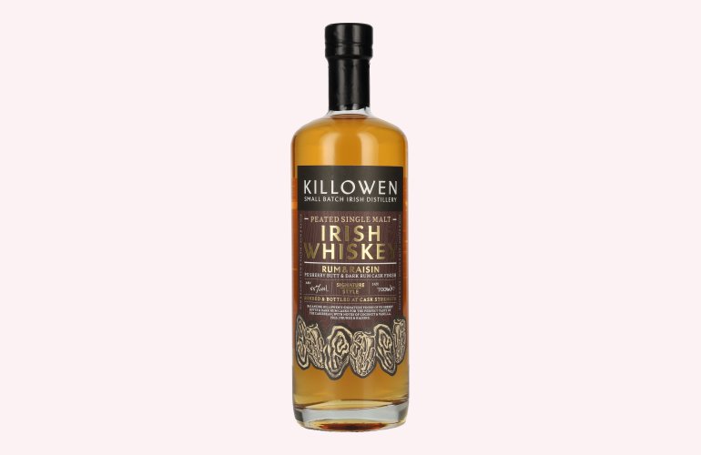 KILLOWEN Rum & Raisin PX Sherry & Dark Rum Signature Cask Finish Irish Whiskey 55% Vol. 0,7l