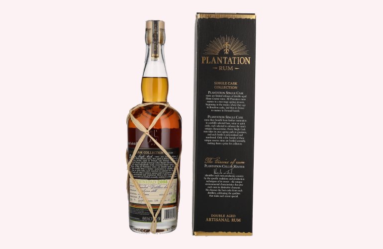 Plantation Rum TRINIDAD 2008 Chardonnay Maturation Edition 2021 49,6% Vol. 0,7l in geschenkverpakking