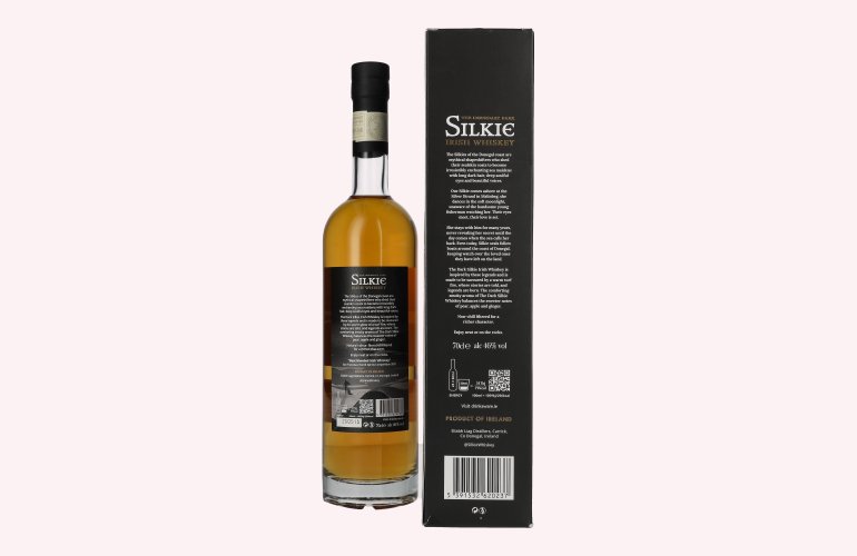 The Legendary DARK SILKIE Irish Whiskey 46% Vol. 0,7l in Giftbox