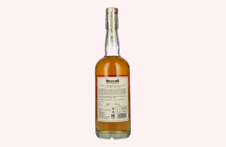 Brother's Bond Straight Bourbon Whiskey Batch No. 0037 40% Vol. 0,7l