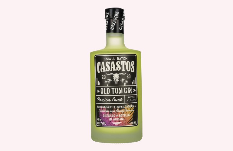CASASTOS Old Tom Gin Small Batch Passion Fruit 40% Vol. 0,5l