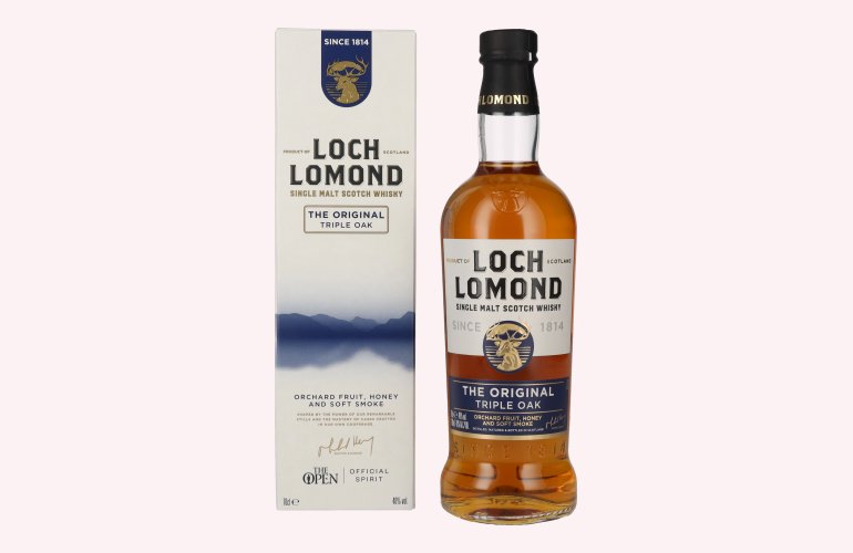 Loch Lomond THE ORIGINAL Triple Oak Single Malt 40% Vol. 0,7l en boîte cadeau