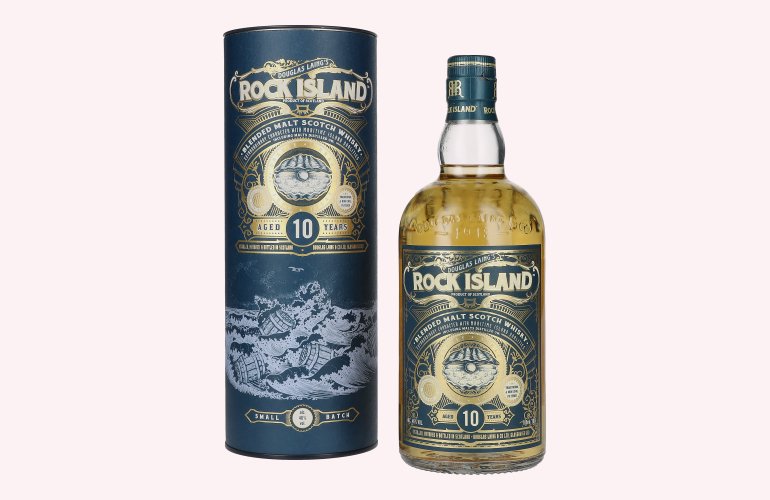 Douglas Laing ROCK ISLAND 10 Years Old Blended Malt 46% Vol. 0,7l en boîte cadeau