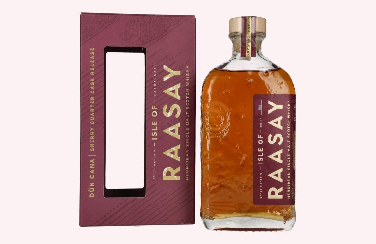 Isle of RAASAY Dùn Cana Sherry Quarter Cask Release 52% Vol. 0,7l en boîte cadeau