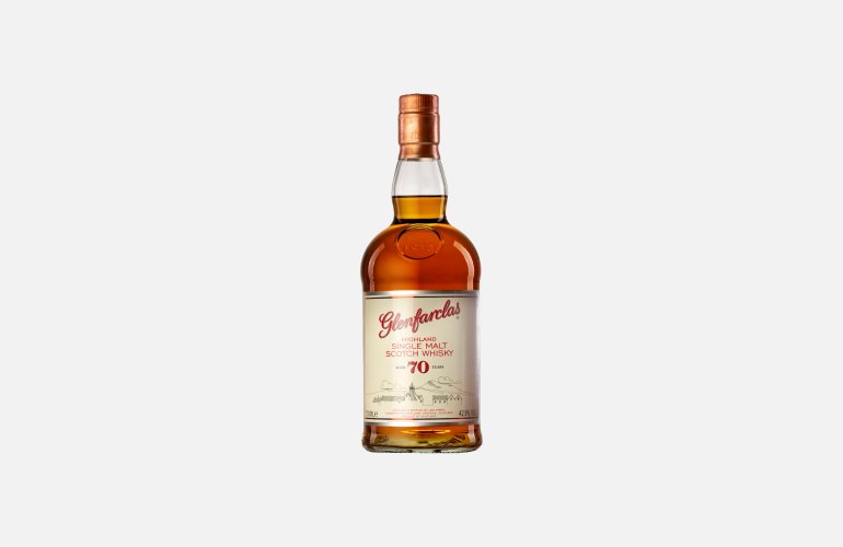 Glenfarclas 70 Years Old Highland Single Malt Scotch Whisky 42,9% Vol. 0,7l in geschenkverpakking