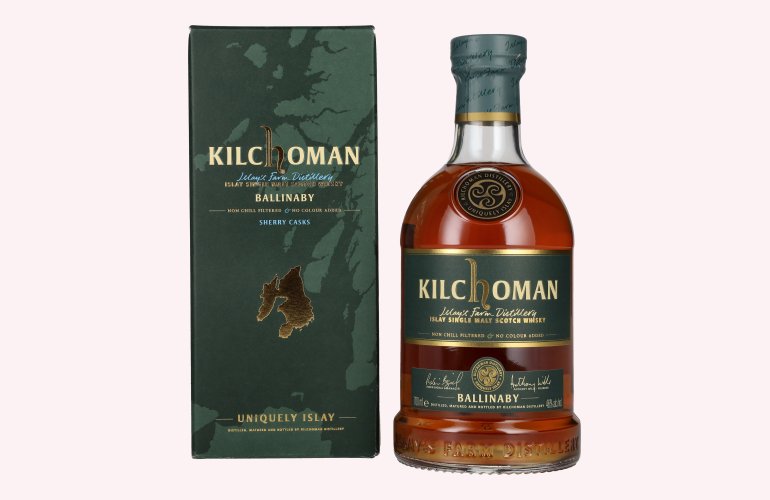 Kilchoman BALLINABY Islay Single Malt Scotch Whisky 46% Vol. 0,7l in Geschenkbox