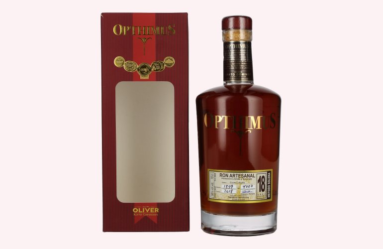 Opthimus 18 Sistema Solera Cum Laude Ron Artesanal 38% Vol. 0,7l en boîte cadeau
