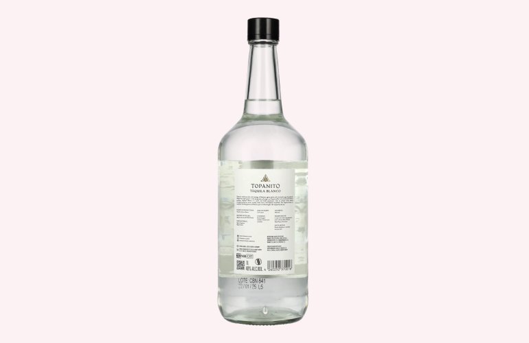 Topanito Blanco Tequila 100% Agave 40% Vol. 1l