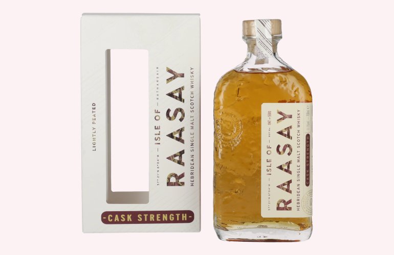 Isle of RAASAY Cask Strength Hebridean Single Malt 2025 61,6% Vol. 0,7l en boîte cadeau