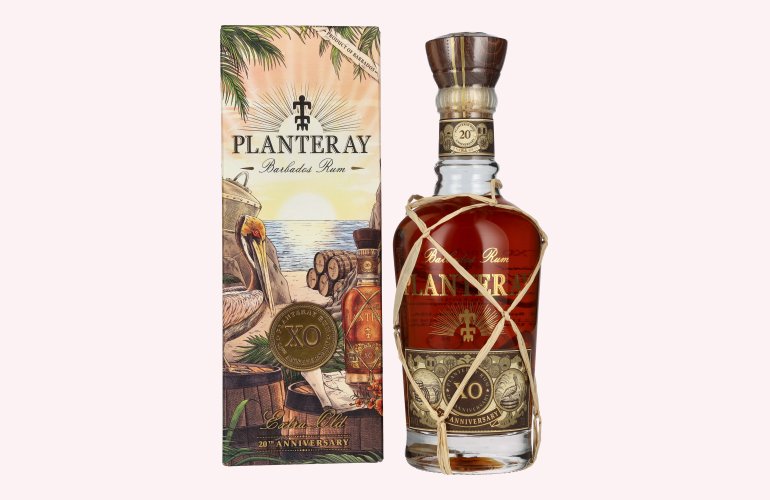 Planteray Rum BARBADOS XO 20th Anniversary 40% Vol. 0,7l en boîte cadeau