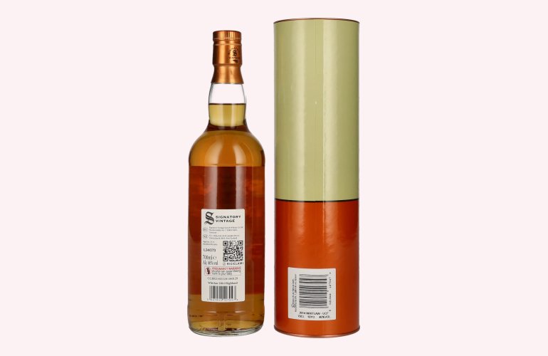 Signatory Vintage WHITLAW 10 Years Old Single Malt Scotch Whisky 2014 46% Vol. 0,7l in geschenkverpakking