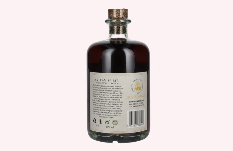 Ron Sostenible 8 Years Old Experimental Port Cask 43% Vol. 0,7l