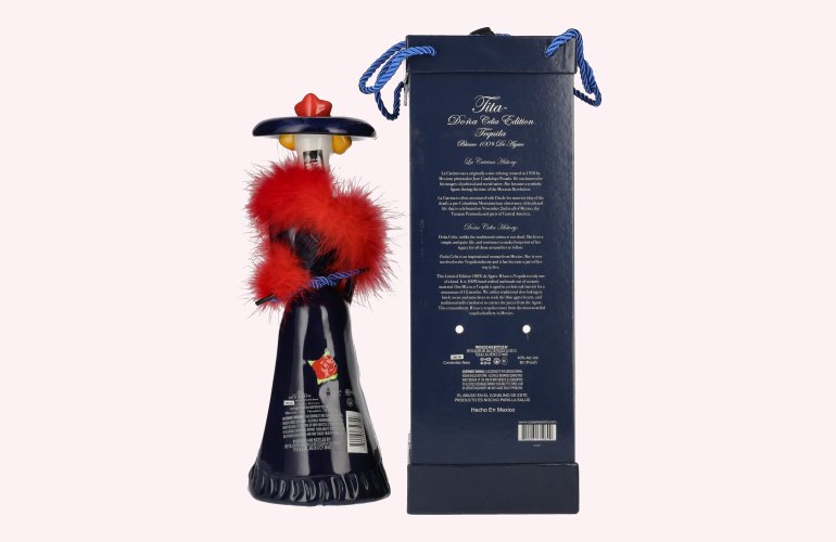 Dona Celia Tequila Blanco 100% de Agave 40% Vol. 0,7l in geschenkverpakking