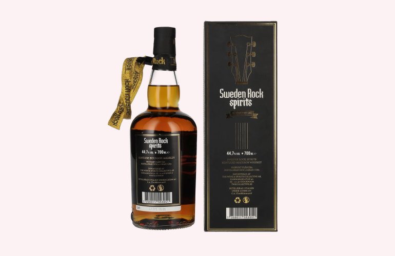 Sweden Rock Spirits Kentucky Bourbon Whiskey 44,7% Vol. 0,7l en boîte cadeau