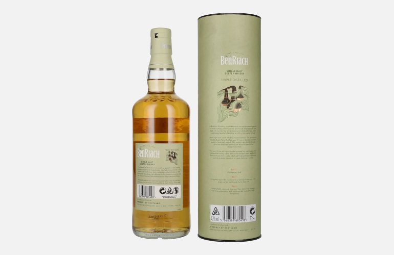 Benriach 10 Years Old Triple Distilled Double Cask Matured 43% Vol. 0,7l en boîte cadeau