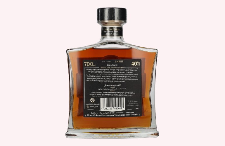 Old Man Rum Project THREE Dark Expression 40% Vol. 0,7l