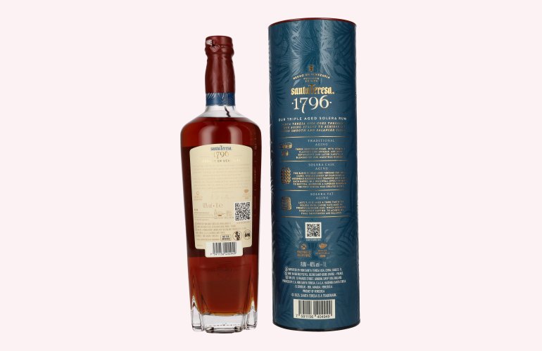 Santa Teresa 1796 Triple Aged Solera Rum 40% Vol. 1l in Giftbox