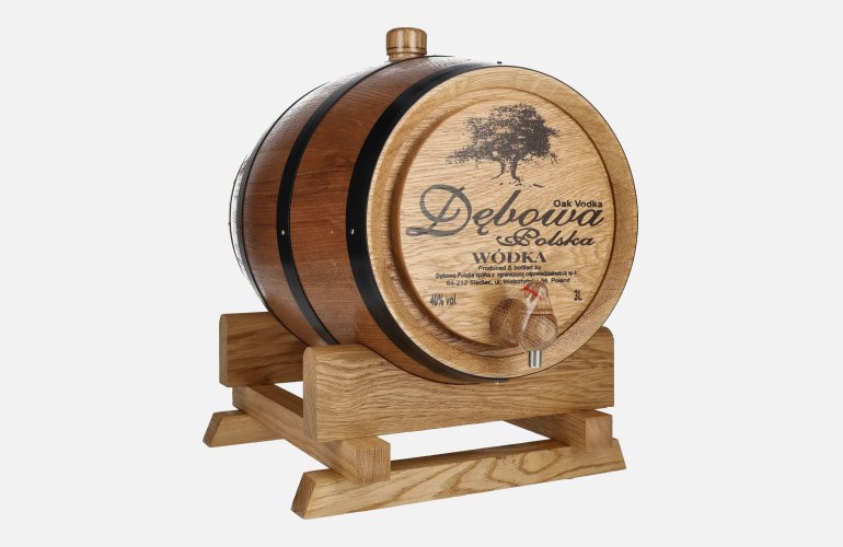 Debowa Wódka Fass 40% Vol. 3l in Geschenkbox