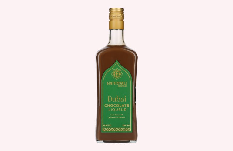 Gandhali Premium Dubai Chocolate Liqueur 15% Vol. 0,7l