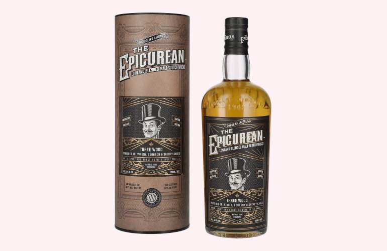 Douglas Laing THE EPICUREAN Three Wood Lowland Blended Malt 54,1% Vol. 0,7l en boîte cadeau