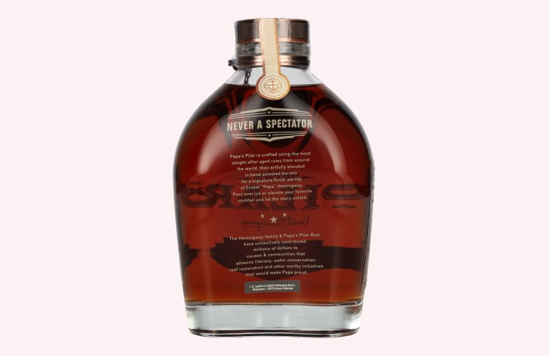 Papa's Pilar RYE WHISKEY BARREL 86 Proof Rum 43% Vol. 0,7l