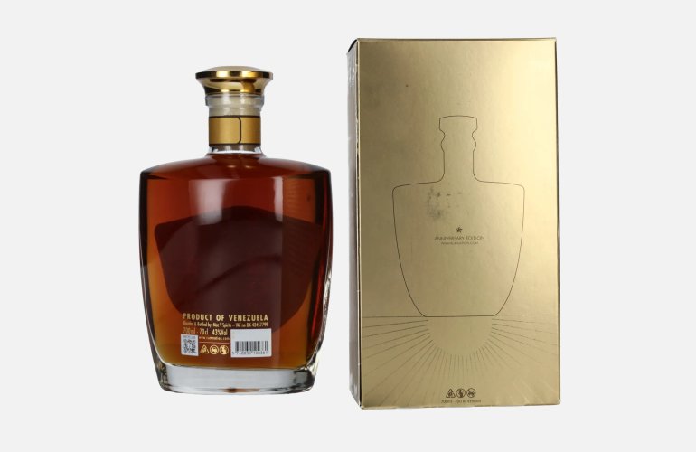 Rum Nation Venezuela XO 25th Anniversary Edition 43% Vol. 0,7l in Geschenkbox