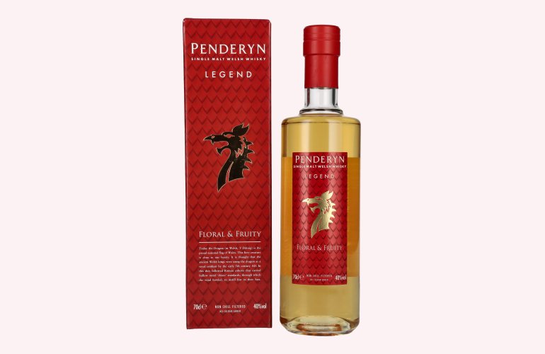 Penderyn LEGEND Single Malt Welsh Whiskey 40% Vol. 0,7l in Giftbox