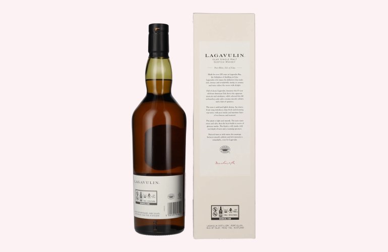 Lagavulin 10 Years Old Single Malt Whisky 43% Vol. 0,7l en boîte cadeau