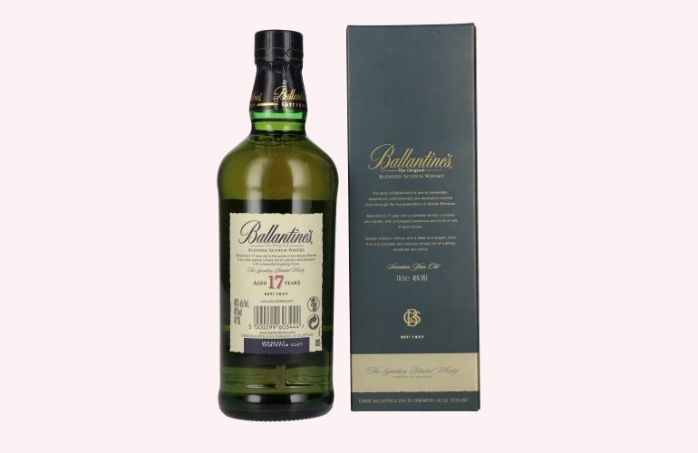 Ballantine's 17 Years Old Blended Scotch Whisky 40% Vol. 0,7l en boîte cadeau