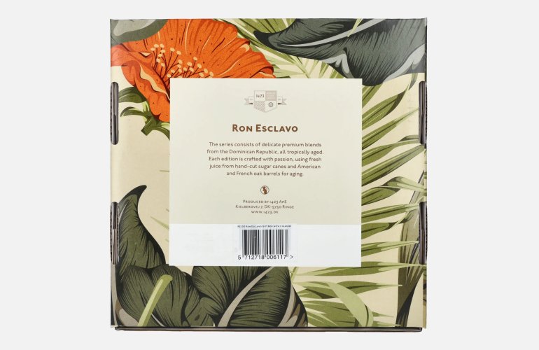 Ron Esclavo GRAN RESERVA OVERPROOF Ron Dominicana 57,5% Vol. 0,5l in geschenkverpakking met 2 Bril