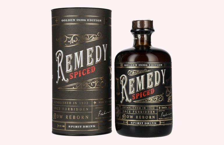 Remedy Spiced Spirit Drink Golden 1920s Edition 41,5% Vol. 0,7l in Giftbox