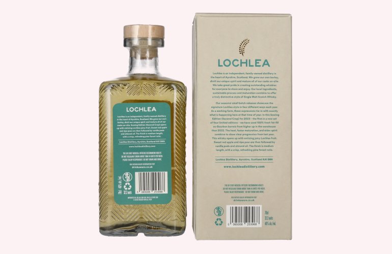 Lochlea SOWING EDITION Second Crop Single Malt Scotch Whisky 46% Vol. 0,7l in Geschenkbox