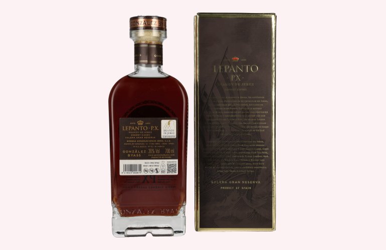 Lepanto P.X. Solera Gran Reserva Brandy de Jerez 36% Vol. 0,7l in Giftbox