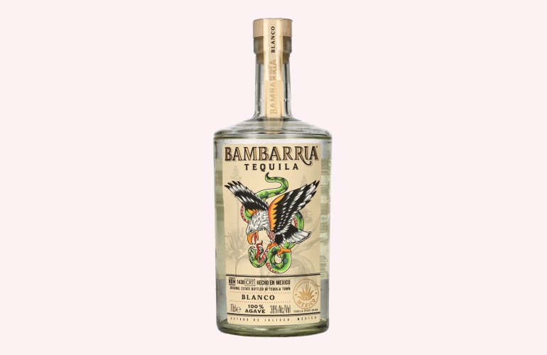 Bambarria Tequila Blanco 100% Agave 38% Vol. 0,7l