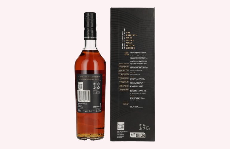 Bowmore 18 Years Old Sherry Oak Cask Islay Single Malt 43% Vol. 0,7l en boîte cadeau