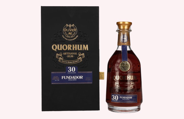Ron Quorhum 30 Aniversario FUNDADOR Special Edition 42% Vol. 0,7l in Giftbox