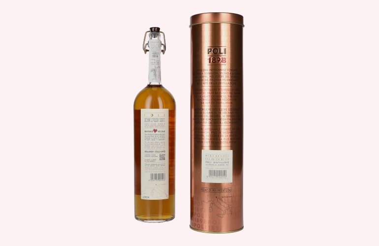 Poli Brandy Italiano 40% Vol. 0,7l in Tinbox